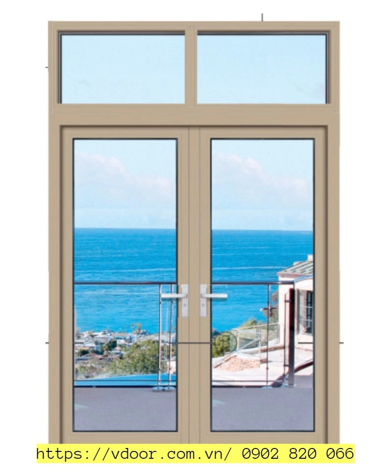 Alternative view of CỬA SỔ MỞ QUAY 2 CÁNH SOCO HỆ 65